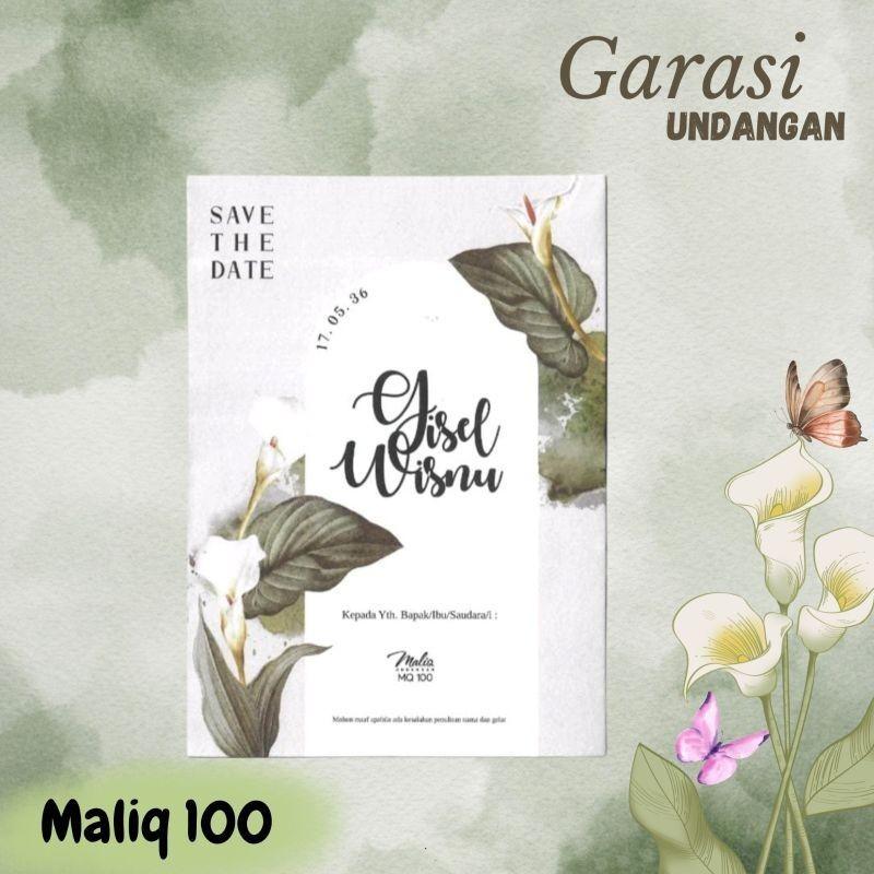 Undangan Pernikahan MALIQ 100 Elegan Modern Paket Lengkap 100 PCS Gratis Label & Plastik - JanjiKita | Default