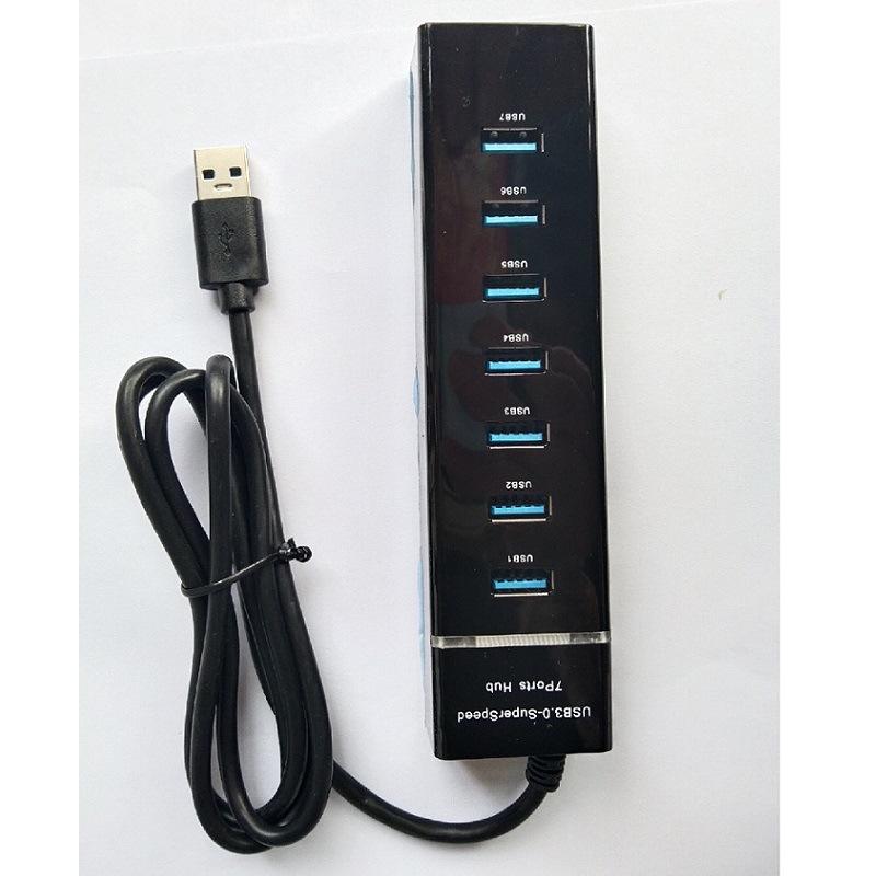 Product Introduction of usb3.0 laptop desktop expand UU one drag seven drag four hub concentrator 1.2 meters line length 2