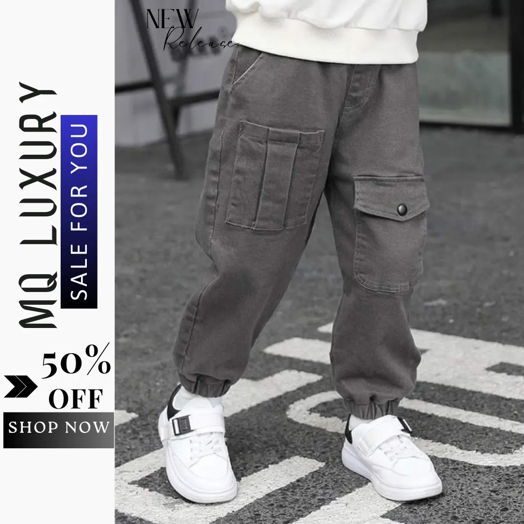 Quần Kaki trẻ em M1, chất kaki gió 2 da, vận động thoải mái cho bé MQ LUXURY