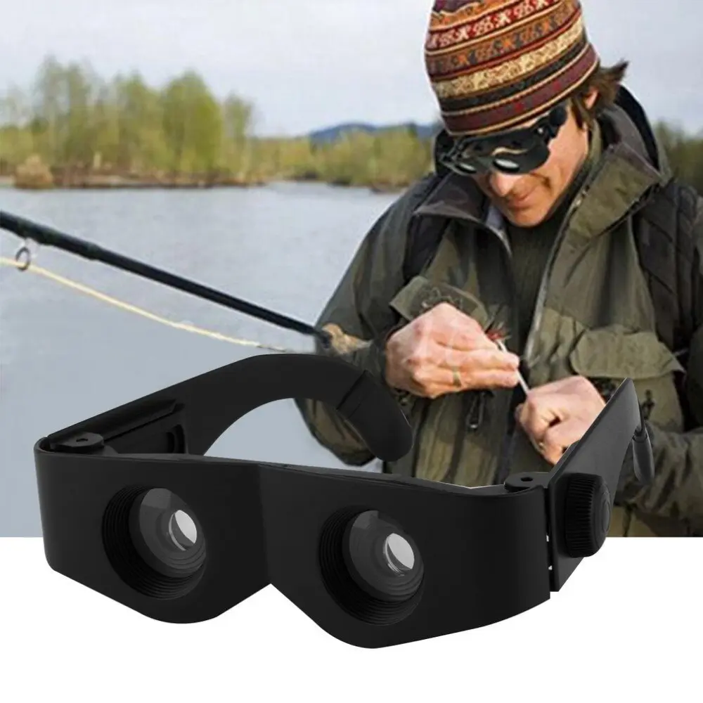 BEST SELLER  Kacamata Memancing Teropong Kacamata Pancing Zoomies Binocular Glasses Original Fishing Telescope Glasses Style  - HG00117 - Black
