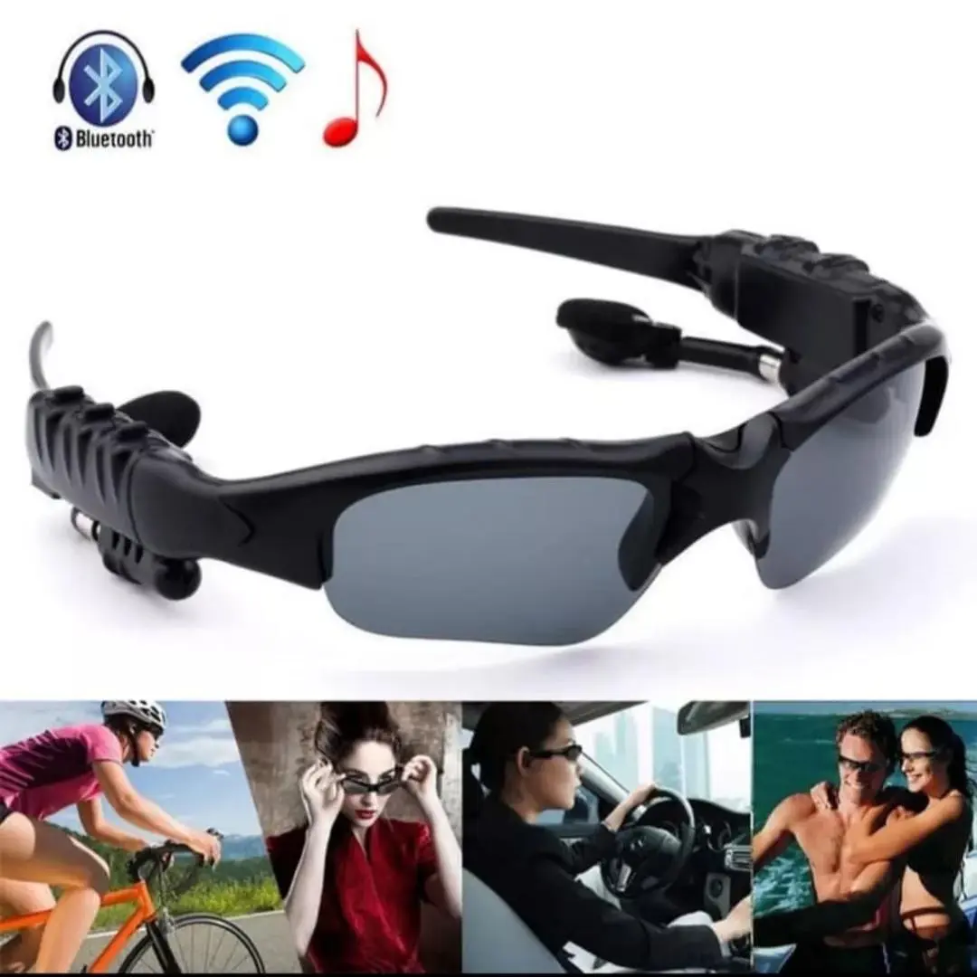 Kacamata MP3 Sunglasses With Bluetooth hitam eyewear