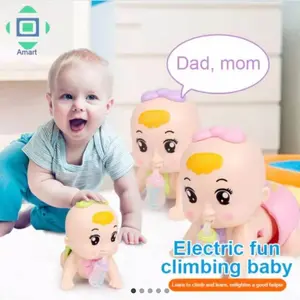 MAINAN BAYI DOT CLIMBING BABY BONEKA BAYI MERANGKAK BAYI JOGET