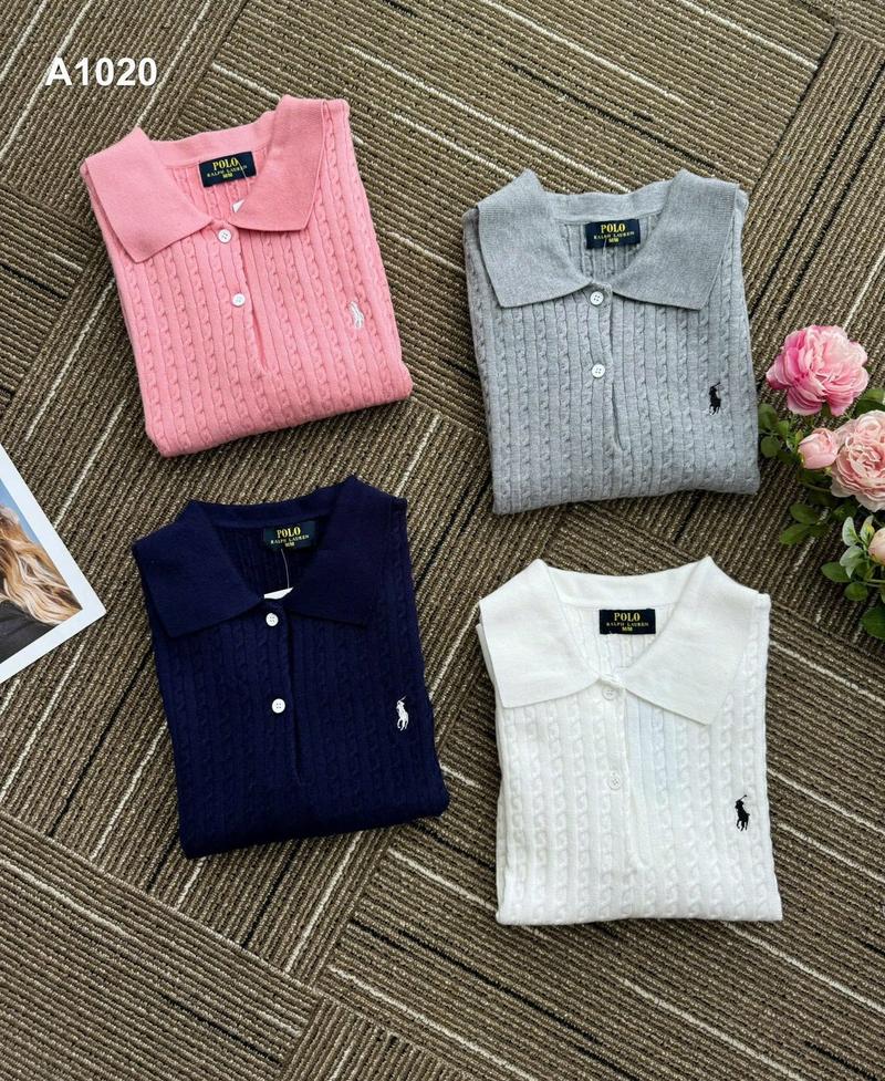Product Introduction of SIÊU HOT LEN THÊU SIÊU ĐẸP XỊN XÒ.  Len thừng cổ polo thêu ngực, chất len thỏ angora cao cấp mềm êm như da em bé, form dáng xinh ,trẻ. A1020  Sz SML 11