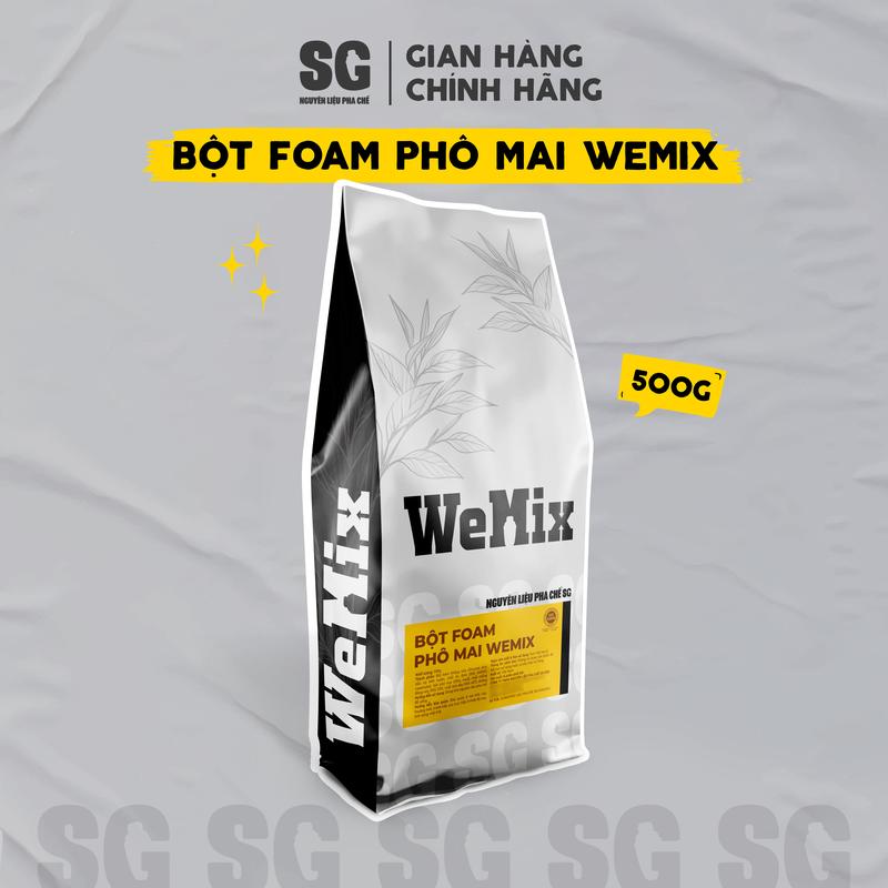 Bột Foam Phô Mai Wemix | Túi 500g | Chuyên dùng cho Milk Foam, Kem Cheese | Nguyên Liệu Pha Chế SG