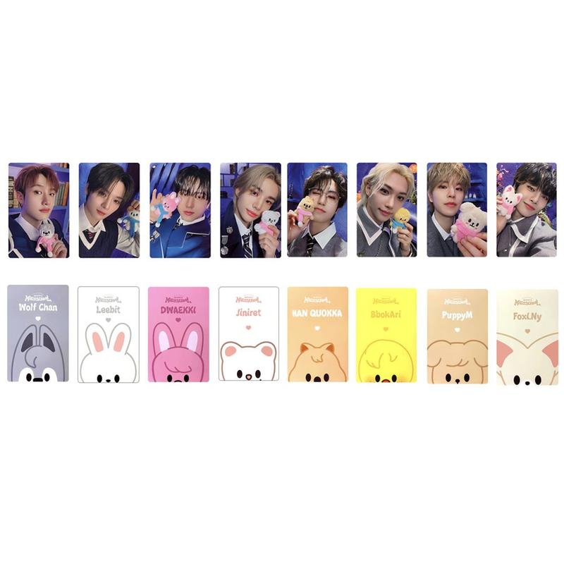 Straykids SKZOO Magicschool Pop Up Store & Cafe PhotoCards LEEKNOW CHANBIN HYUNJIN HAN FELIX SEUNGMIN I.N SKZOO Photo Cards 8 Per Set 4