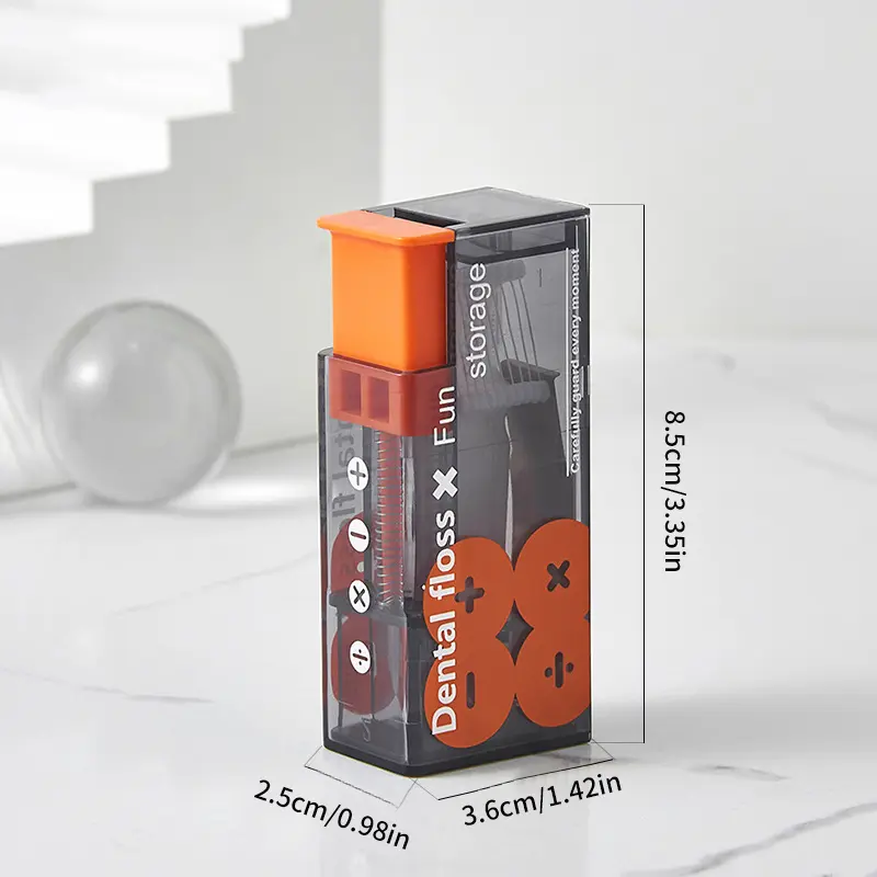 Hộp Đựng Chỉ Nha Khoa Cầm Tay Tự Động, Dụng Cụ Lấy Chỉ Nha Khoa, Tiện Lợi Và Thực Dụng, Thích Hợp Đi Du Lịch Và Cắm Trại, Bao Gồm 10 Chiếc Chỉ Nha Khoa 8