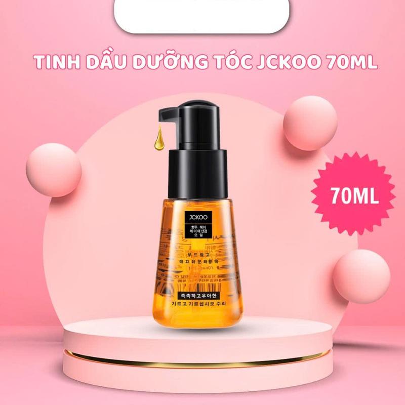 Tinh Dầu Dưỡng Tóc Uốn, Nhuộm, Tóc Khô Xơ Jckoo 70ml Phục Hồi Hư Tổn, Tạo Nếp…