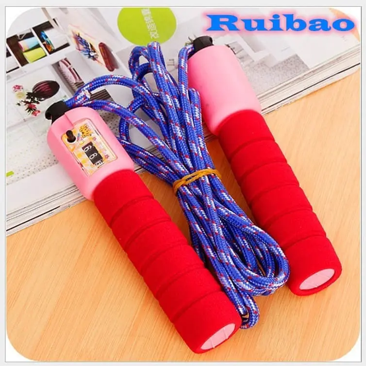 ICS10 Promo Tali Skipping Skiping Lompat Tali Jump Rope dengan Penghitung Digital Loncatan Counter Soft Handle Cod Happy Shopping 7