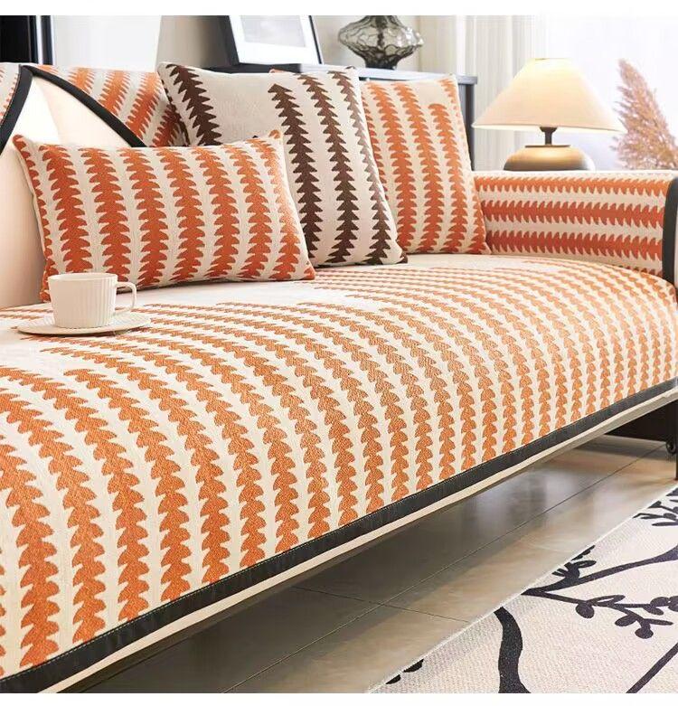 Product Introduction of 2024 New Chenille Sofa Cushion Four Seasons Simple Fashion Seat Cushion Non-slip Leather Sofa Cover Universal 15