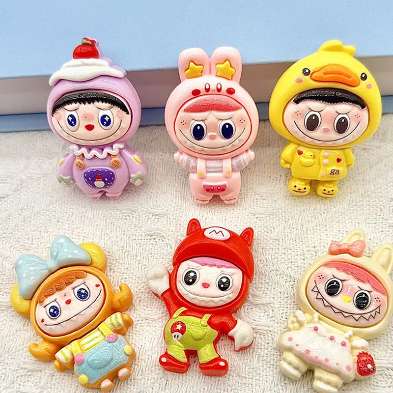 Sarung Telefon Gam Krim, DIY Cerah, Aksesori Resin, Sesuai untuk Peti Sejuk, Jepit Rambut, Kasut
