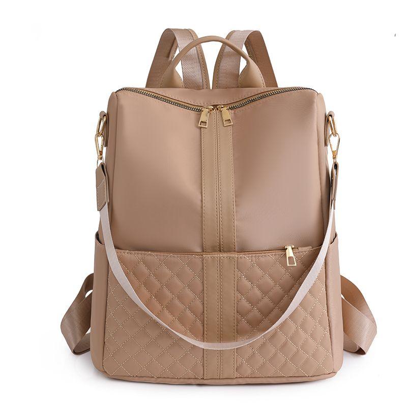 Product Introduction of 2024 New Black Mummy Bag Maternal and Child Ultra-Light Quilted Embroidery Thread Large Capacity Multi-Functional Fashion Mummy Bag 13