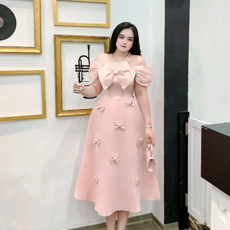 Đầm Dự Tiệc Bjg Size (55kg đến 100kg) MS02.015.016 Nữ Women 1