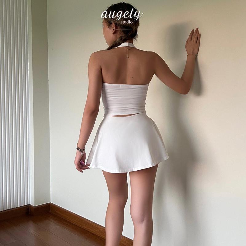 Chân Váy Tennis Thun Xoè, BELLE Tennis Skirt AUGETY Nữ Voan