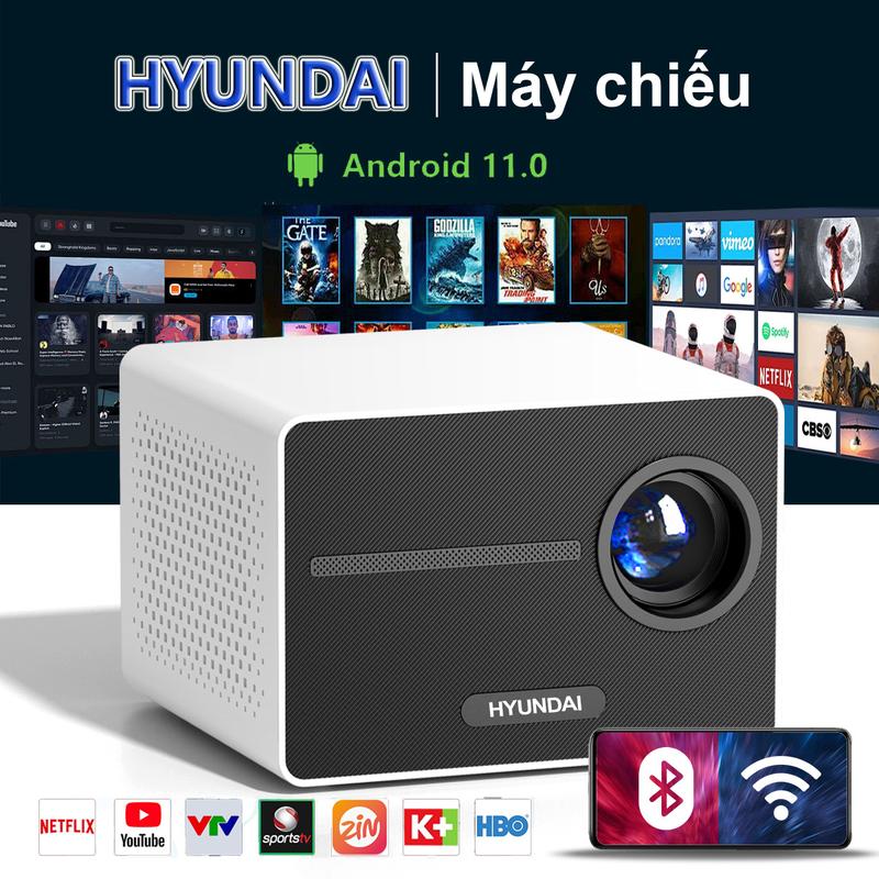 1 Máy chiếu HYUNDAI 293- Nâng cấp toàn diện,Được thiết kế cho gia đình Projectorhắt z6 fly máy chiếu