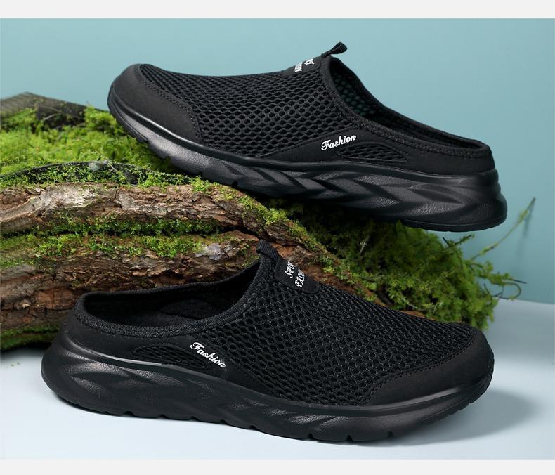 Product Introduction of Sneakers Casual Shoes for Men Breathable Summer Lightweight Comfortable Black Slip-On Driving Walking Shoes Tenis Masculino Boy Runner 64
