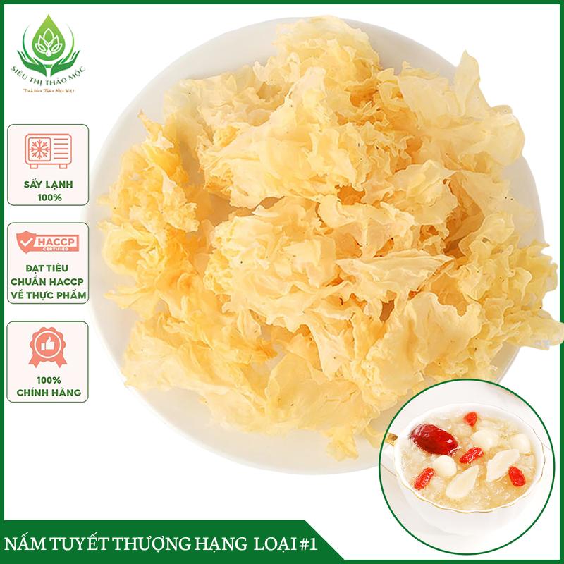 Nấm Tuyết Khô Tự Nhiên Ngân Nhĩ Loại Cao Cấp Sạch Ngon Dùng Nấu Chè Bồi Bổ Cơ Thể 1