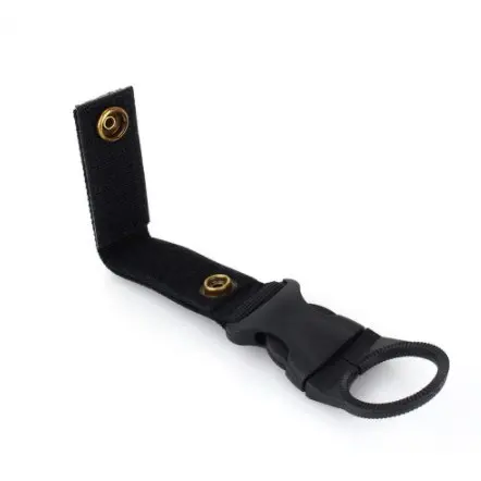 [GANTOLAN BOTOL] - Buckle Hook Botol Minum EDC Backpack Hanger - E-1130-1132 - Black 1
