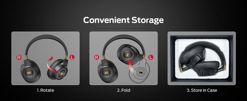 Product Introduction of [Lam] E67 Tai nghe khử tiếng ồn chủ động, Persona SE quái vật, Tai nghe Bluetooth, trên tai, tích hợp Micrô, thời gian chơi 60H, âm thanh nổi HiFi, âm trầm sâu, vừa vặn thoải mái, tai nghe không dây, thích hợp cho gia đình và văn phòng 15
