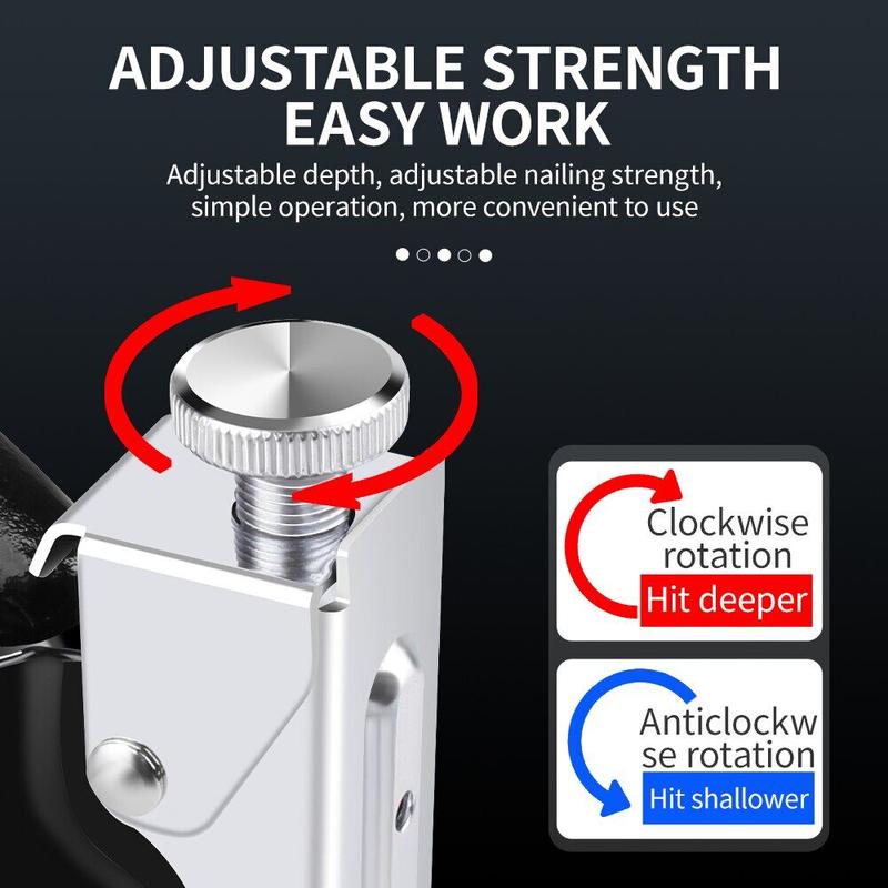 Product Introduction of Dụng cụ kim bấm cho gỗ kim loại thép không rỉ trang trí nhà cửa (miễn phí 600 ghim) 52