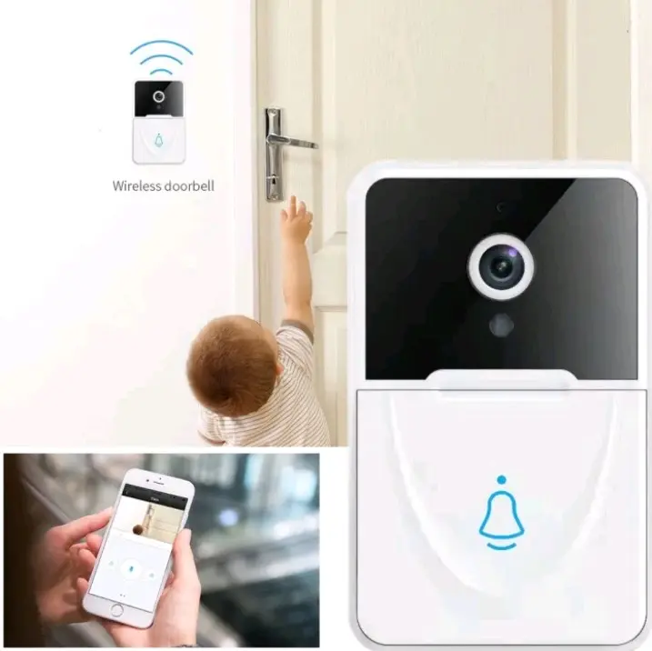 cctv ip cam bell door home tanpa kabel kamera cctv bell video bell cctv wifi 1