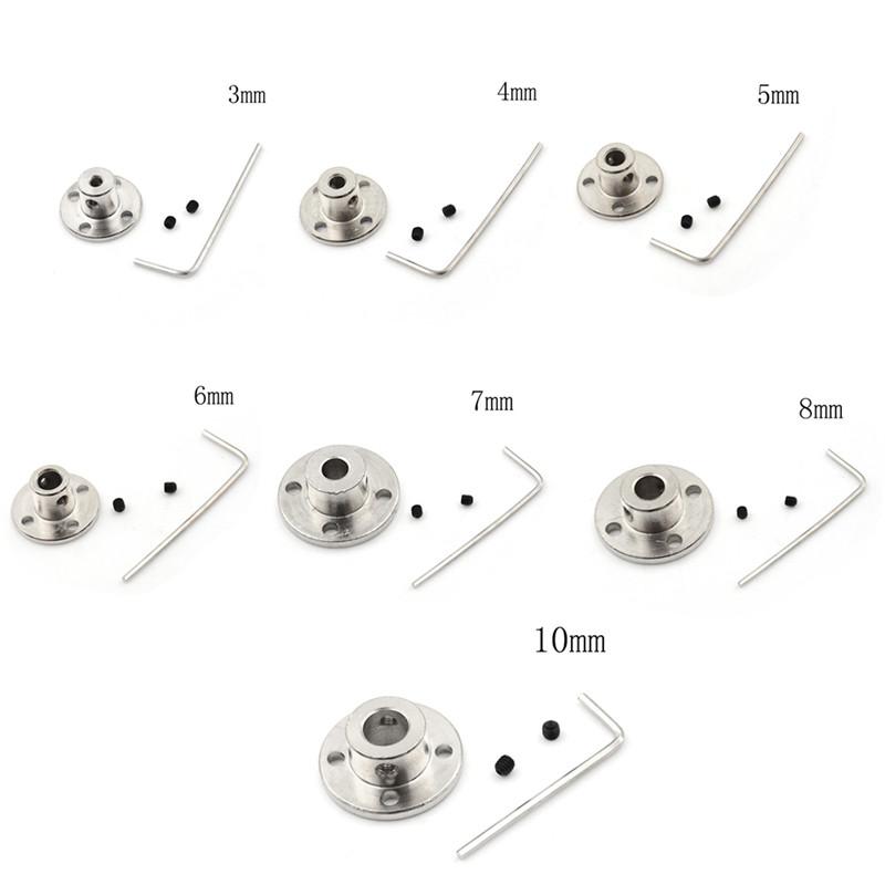 Khớp Nối Mặt Bích Cứng 3 / 4 / 5 / 6 / 7 / 8 / 10Mm, Hướng Dẫn Động Cơ, Khớp Nối Trục, Đầu Nối Động Cơ 0 0 0 0 0