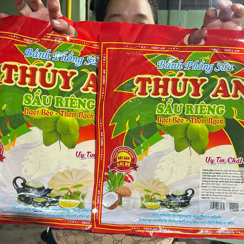 Bánh tráng sữa Thuý an +combo 3 bịch bánh tráng sữa Thuý an 400g 1