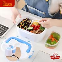 Gambar Kitchen Balance Tempat makan elektrik Tempat penghangat bekal makan FH01 - BIRU dari Kitchen Balance Kota Administrasi Jakarta Utara 3 Tokopedia