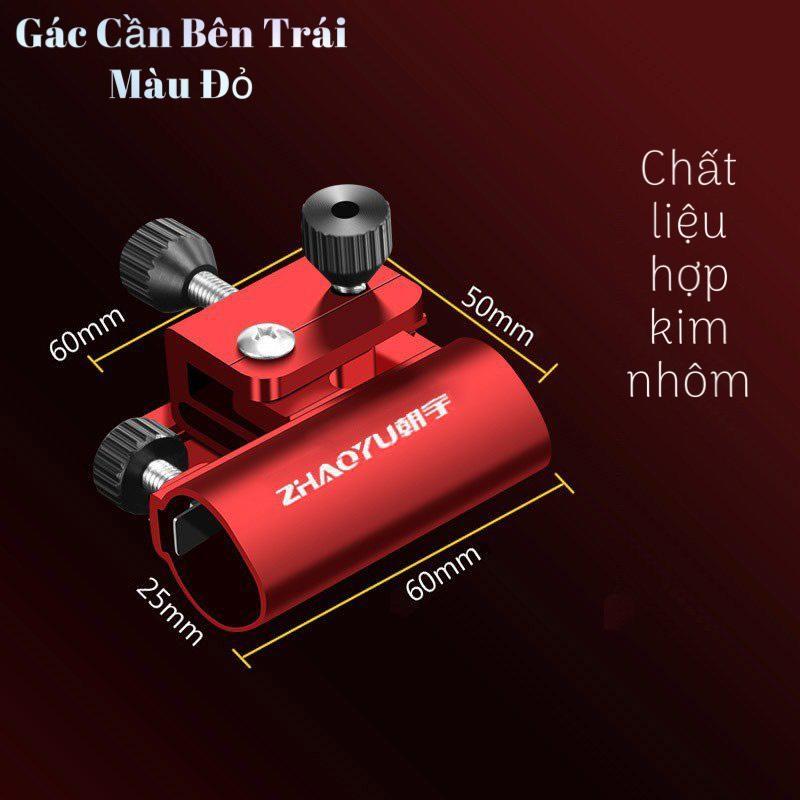 PAT Gác Cần Tay Trái Săn Hàng Hợp Kim Nhôm Cao Cấp PKN-36 Fishing Đi Câu Bắt Cá Câu Cá Nam