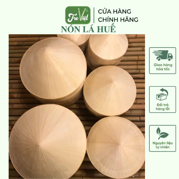 Nón lá Huế trang trí deco phong cách đồng quê -  Nón lá biểu diễn văn nghệ nhiều kích thước  Hat Chống Nắng Nữ Cap Women nón  lá cổ nón  lá
