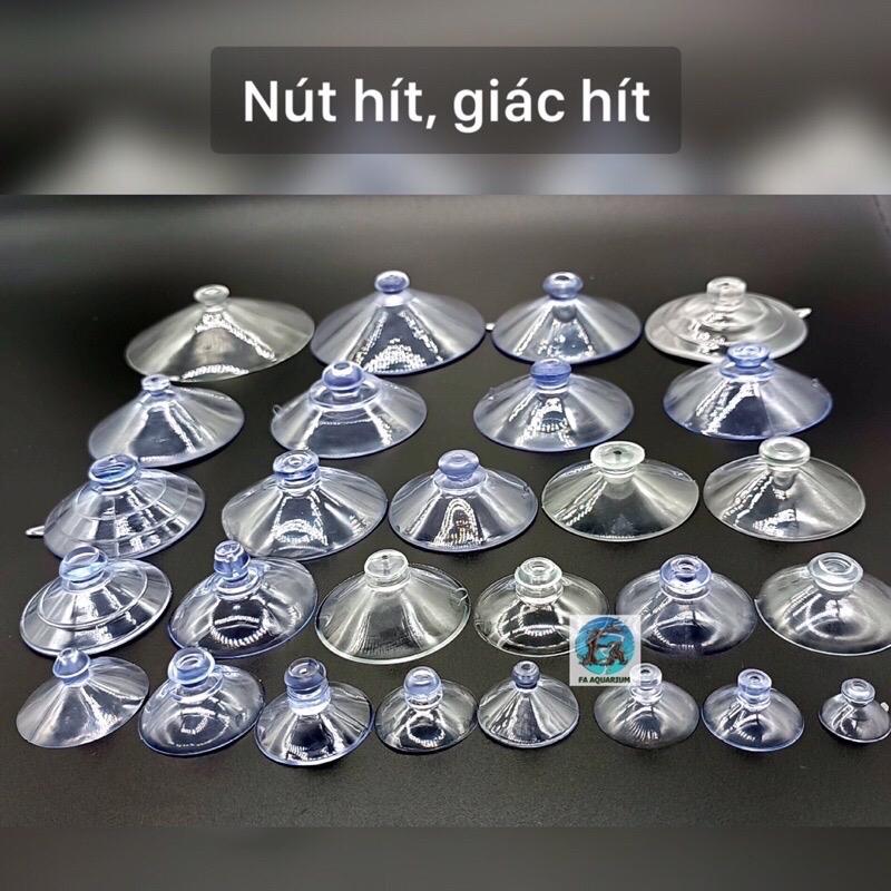 [10 hít] Nút hít, giác hít vỉ rêu, box mica, cũi trẻ em, quây nhựa