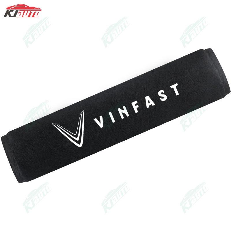 2 Pcs Vinfast Car Seat Belt Shoulder Pads Soft Plush Cool Ice Silk for Vf 8 Vf 9 Vf E34 Lux A Fadil President SA VF E34 Accessories 4