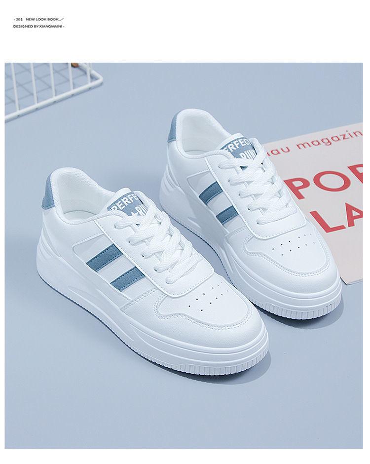 Product Introduction of White Shoes Women's Shoes 2022 Spring New All-Matching Casual Sports Leather Summer White Shoeboard Shoes Net Red Spring Summer Summer Shoes 8