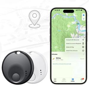 Localizador inteligente antipérdida GPS, localizador inteligente antipérdida recargable, localizador portátil para carteras, teléfonos, gafas, mascotas, llaves