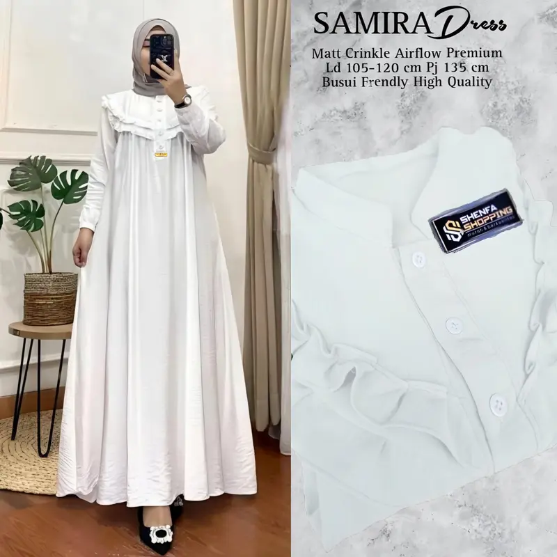 GAMIS CRINKLE TERBARU 2025 // GAMIS WANITA CRINKLE AIRFLOW PREMIUM  // GAMIS WANITA JUMBO BUSUI FRENDLY 2