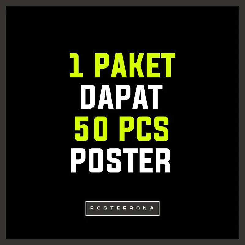 [50 PCS] Poster Stiker Monochrome Band Rock/Metal/Punk/Hardcore/Skinhead - Kertas Art Album Series Polaroid 2