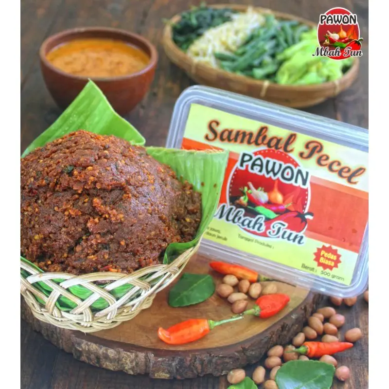 bumbu pecel sambal pecel salad Jawa sayur instant Pak 3