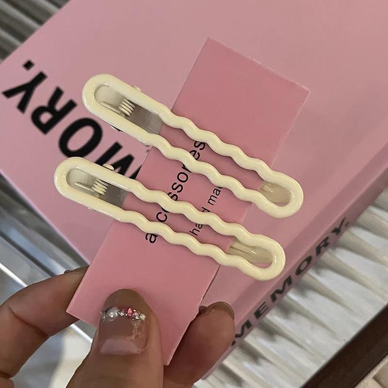 Product Introduction of Kẹp Tóc Kim Loại, Màu Pastel Dễ Thương, Kẹp Tóc Mái, Phụ Kiện Tóc, Kẹp Một Đường 13