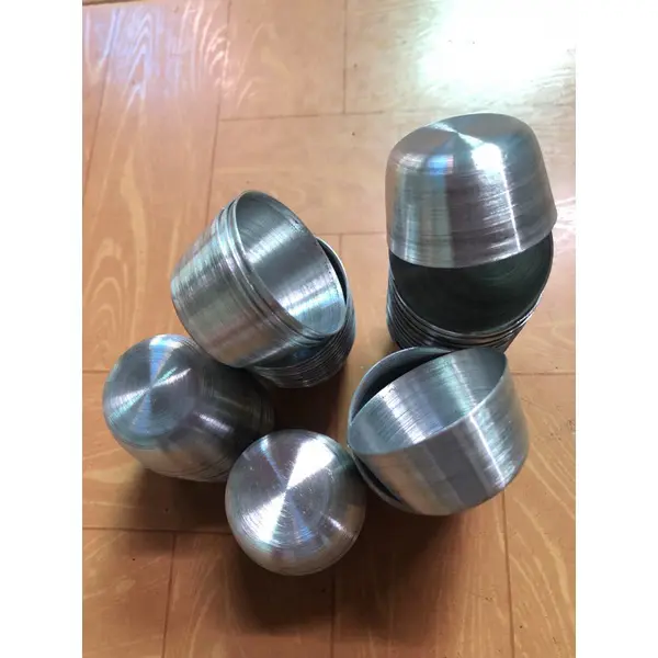 1 Khuôn bánh bò tròn nhôm 4.5cmx2.5cm (rộng x cao) có thể dùng làm khuôn rau câu khuôn thạch khuôn đong sương