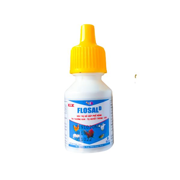 FLOSAL Chai 10ml TRỊ HÔ HẤP CHO GÀ HEN - KHẸC CHO GÀ ĐÁ