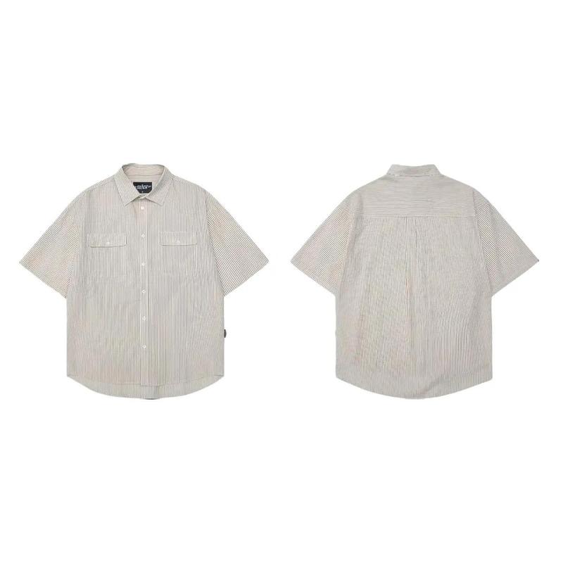 Áo Sơ Mi Cộc Tay form Oversize Premium Linen- The Slick Way  UNISEX