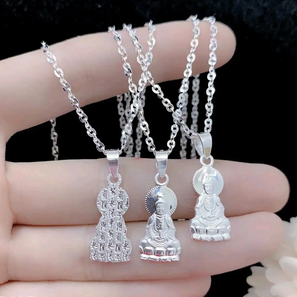 Dây chuyền mặt Phật đem lại may mắn, sự bình an AL jewelry