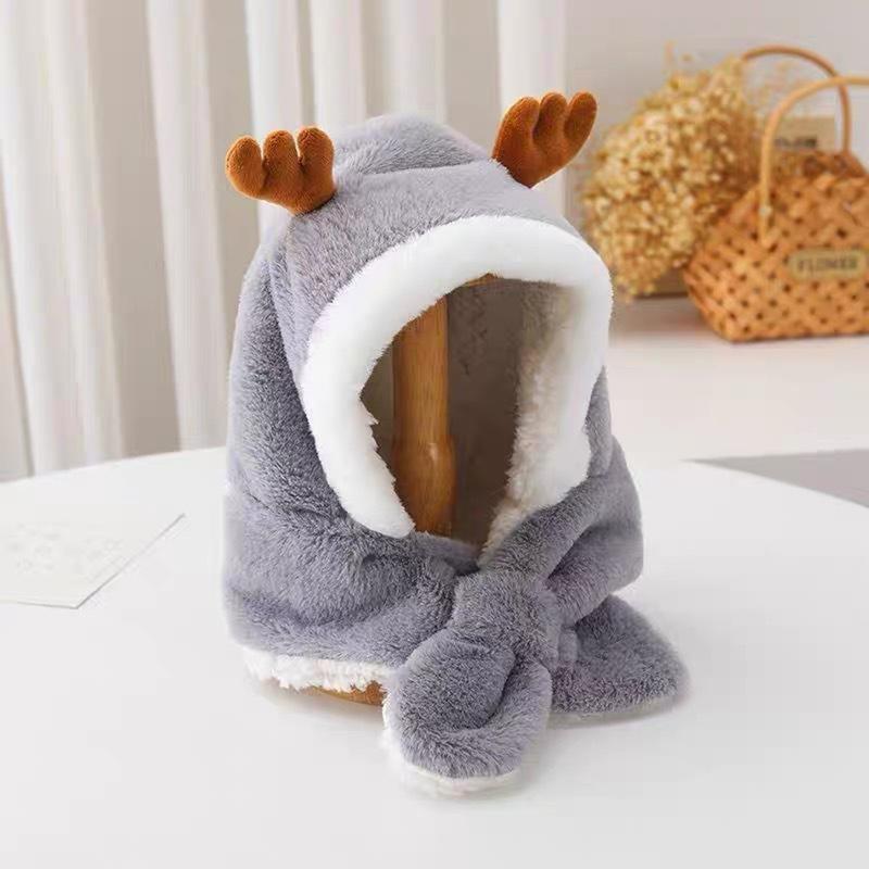 Product Introduction of Baby Winter Hat Scarf Earmuffs Beanie Fleece Lined Gloves, Winter Hat Gloves Set for Toddler Baby Children Girls Boys 15
