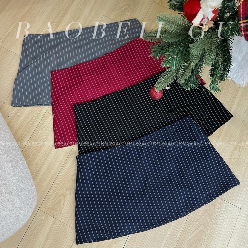 |BAOBEII.GU| Chân váy Y2K sọc cá tính- có bigsize 3