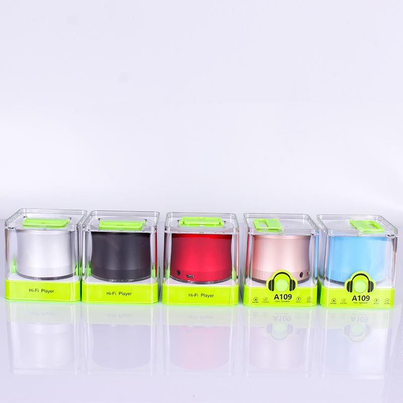EWA 109PRO Bluetooth Speaker Portable  Metal HIFI Speakers TWS Wireless Music Player Strong Sound SD Card Play Speaker