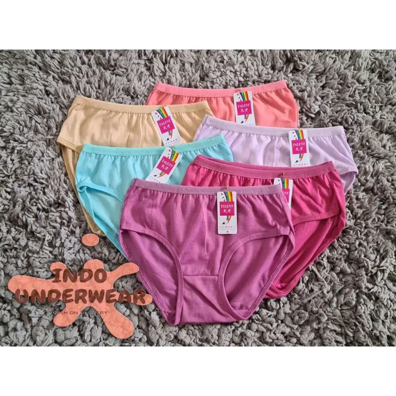 PAKET (ISI 3) CD UNDIES Wanita Halus Multiwarna