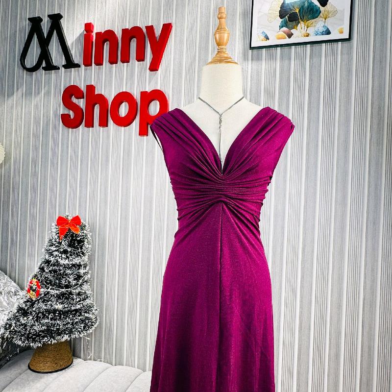 Đầm Thun Nhún Cổ Tim Dáng A  _ TB2289. Dress Nữ Đi Tiệc, Đi Làm, Đi Chơi. Tôn Dáng Kem Che Khuyết Điểm Cho Women Nữ Women Dress Thun 7