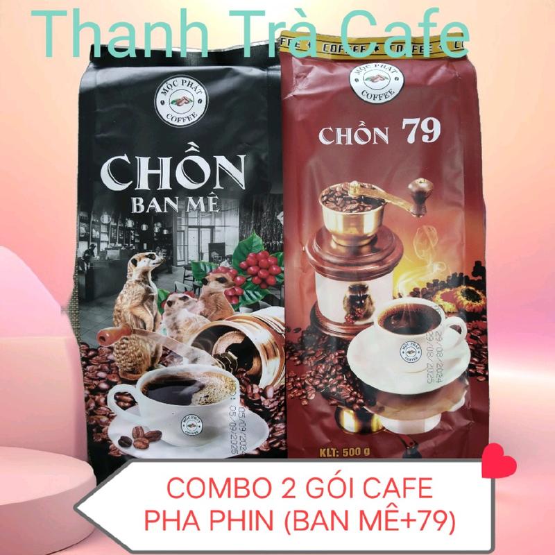 combo 2 gói cafe chồn (chồn 79+ chồn Ban Mê)=1Kg, Thơm, Béo, Đắng Vừa.  Socola - Coffee - Cà Phê Bột