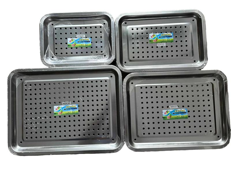 Bộ Khay úp ly Inox Gao Ji Đài Loan chữ nhật loại 1, khay trà Inox cao cấp, không rỉ sét nhiều kích cỡ dễ sử dụng