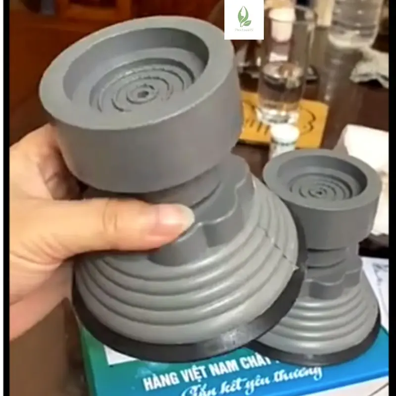 Bộ 4 chân chống rung tăng giảm chiều, đế cao su chống rung, chống trượt tối ưu 8