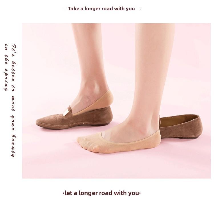 Product Introduction of Wholesale Solid Color No-Show Socks for Women |   Breathable Mesh Invisible Liner Socks |   Non-Slip Lace Boat Socks Perfect for Spring . Summer! 21